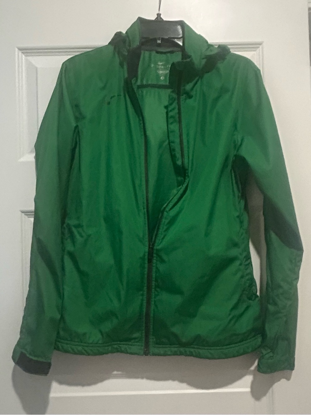 Nike Women's Green Hooded Utility Jacket